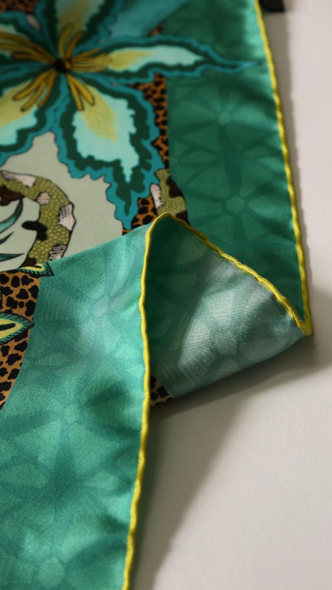 Sabie Kings Silk Scarf Jade