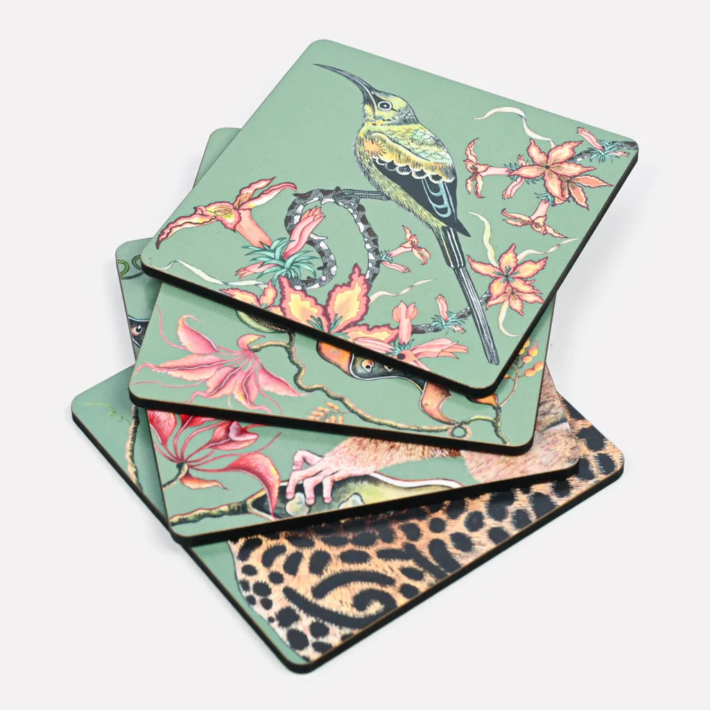 Ardmore Camp Critters Jade Coasters