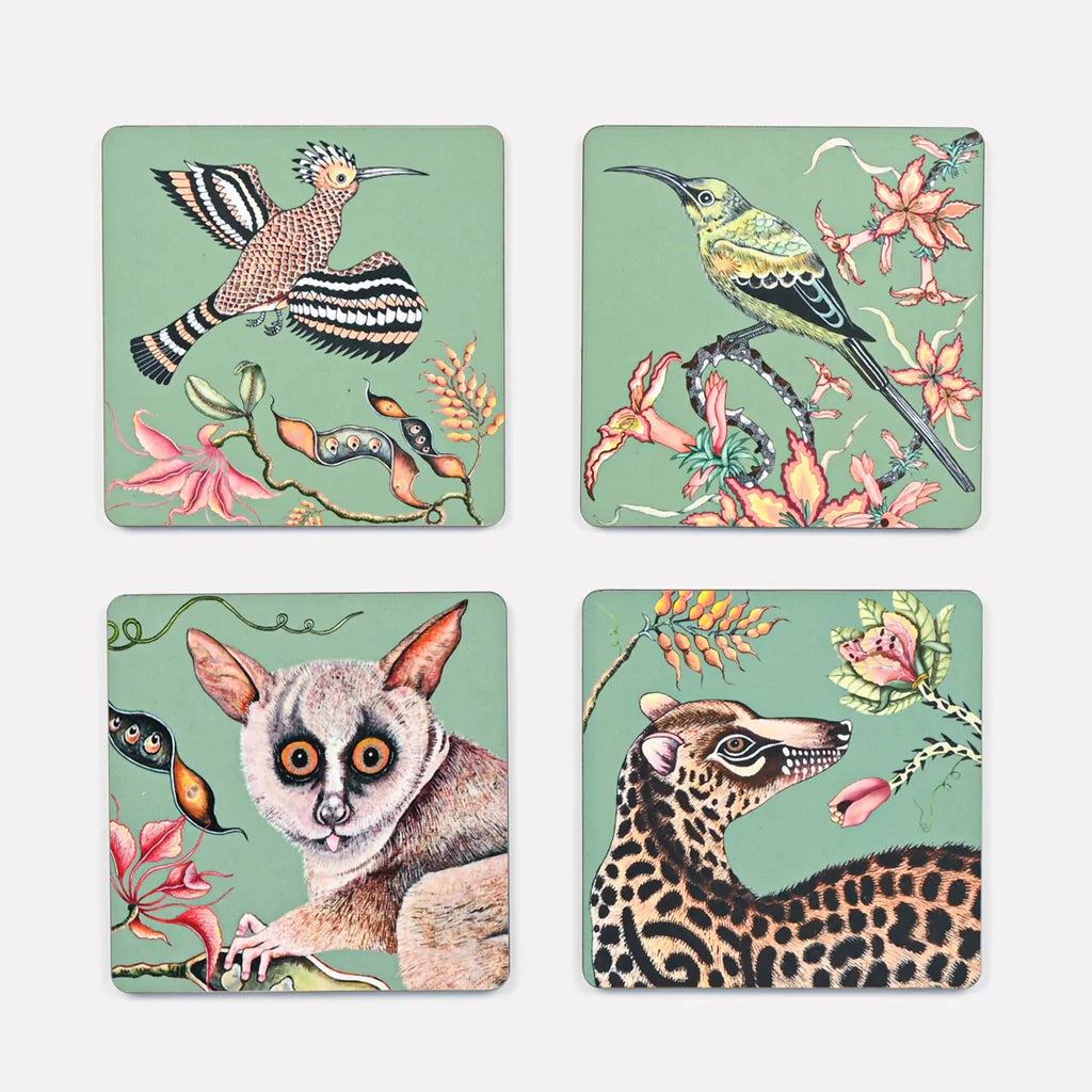 Ardmore Camp Critters Jade Coasters