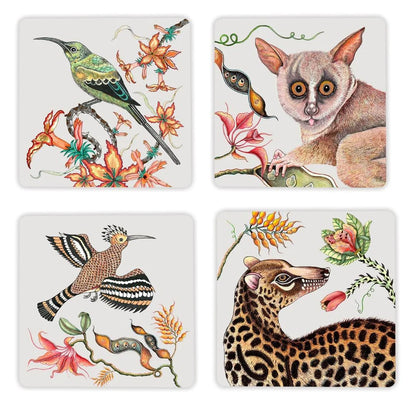 Ardmore Camp Critters Chalk Coasters